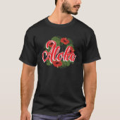 Hawaii mit Aloha Blume Hawaii T-Shirt (Vorderseite)