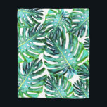 Hawaii Monstera Leaf Tropical Greenery Modern Fleecedecke<br><div class="desc">Hawaii Monstera Leaf Tropical Greenery Modern Fleece Blanket - This trendy and elegant tropical fleece blanket features a patterned photograph of real tropical greenery in the form of an Hawaiian monstera leaf on a white background. Great housewarming gift for the person moving to or who lives in Hawaii or the...</div>