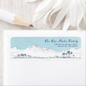 Hawaii Mountain Blue sky- Return Customizable (Insitu)