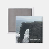 Hawaii Nationalpark Attraction Magnet (Vorderseite/Rückseite)