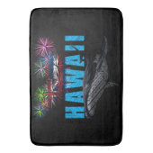 HAWAII NYE POLYNESIAN TRIBAL HUMPBACK FIREWORKS BADEMATTE (Vorderseite Vertikal)