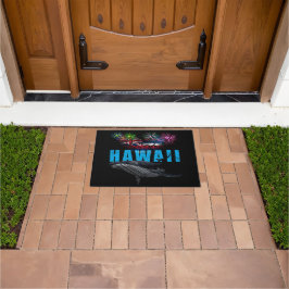 HAWAII NYE POLYNESIAN TRIBAL HUMPBACK FIREWORWORKS FUßMATTE