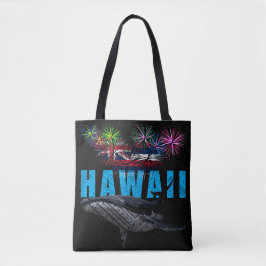 HAWAII NYE POLYNESIAN TRIBAL HUMPBACK FIREWORWORKS TASCHE