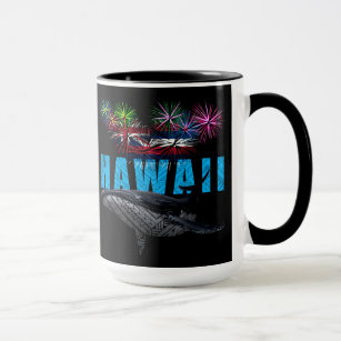HAWAII NYE POLYNESIAN TRIBAL HUMPBACK FIREWORWORKS TASSE