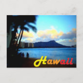Hawaii-Oahu-Diamond Head Postcard Postkarte (Vorderseite)