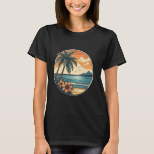 Hawaii Oahu Honolulu Maui Waikiki Vulkan Surfen Re T-Shirt