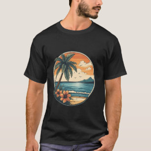 Hawaii Oahu Honolulu Maui Waikiki Vulkan Surfen Re T-Shirt