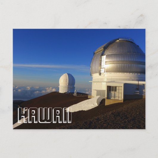 Hawaii Observatory Mauna Kea Reisebild Postkarte (Vorderseite)