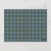 Hawaii offiziell Staat Tartan Postkarte (Rückseite)