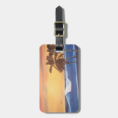 Hawaii Painting-Tag Gepäckanhänger (Vorderseite vertikal)