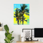 Hawaii Palm Poster (Heimbüro)