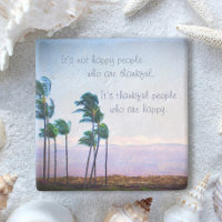 Hawaii Palm Tree Foto Glückliche Leute zitieren