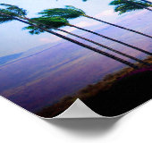 Hawaii Palm Trees Foto Dankbare Leute zitieren Poster (Ecke)
