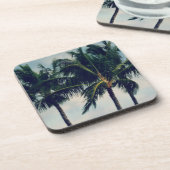 Hawaii Palm Trees Getränkeuntersetzer (Linke Seite)