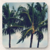 Hawaii Palm Trees Getränkeuntersetzer (Vorderseite)