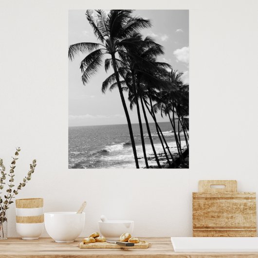 Hawaii Palm Trees Poster (Küche)