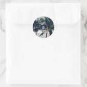 Hawaii Palm Trees Runder Aufkleber (Tasche)