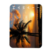 Hawaii-Palme Magnet (Vertikal)