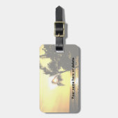 Hawaii-Palme TreeTag Gepäckanhänger (Vorderseite vertikal)