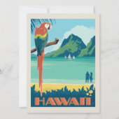 Hawaii | Paprot Save The Date (Vorderseite)
