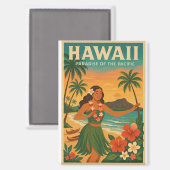 Hawaii – Paradies des Pazifiks Magnet (Vorderseite/Rückseite)
