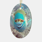 Hawaii Parrot Fish Keramik Ornament (Links)