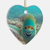 Hawaii Parrot Fish - Uhu Keramik Ornament (Rechts)
