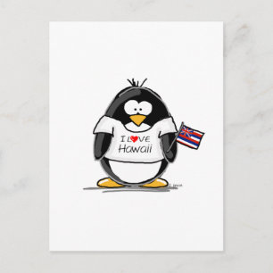 Hawaii Penguin Postkarte
