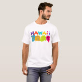 hawaii Petroglyphen surfer honu canoe - kundenspez T-Shirt (Vorne ganz)