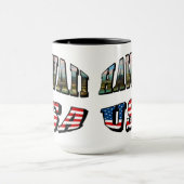 Hawaii Picture and USA Tasse (Zentrum)
