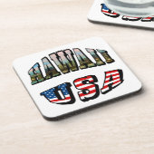 Hawaii Picture and USA Untersetzer (Linke Seite)