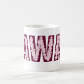 Hawaii Pink lei Blume Kaffee Tasse (Mittel)