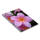Hawaii Pink Plumeria Blume Notizblock (Rechte Seite)