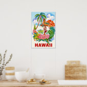 Hawaii-Plakat Poster (Küche)