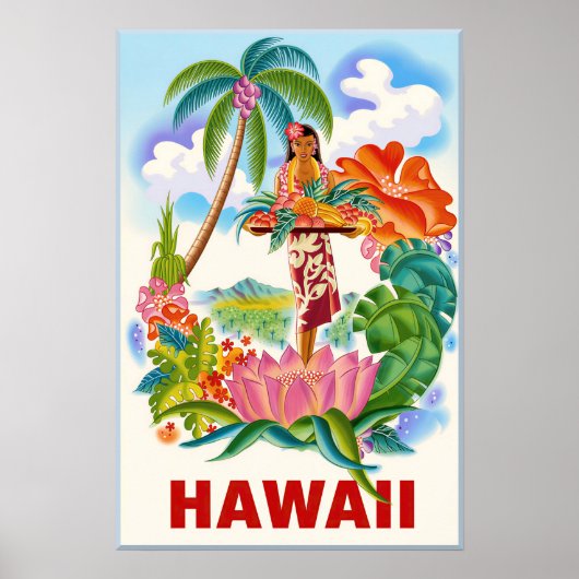 Hawaii-Plakat Poster (Vorne)