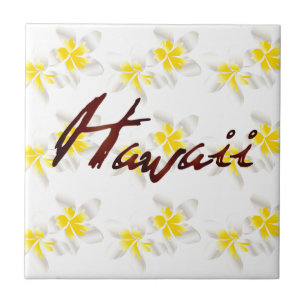 Hawaii Plumeria Blume Fliese