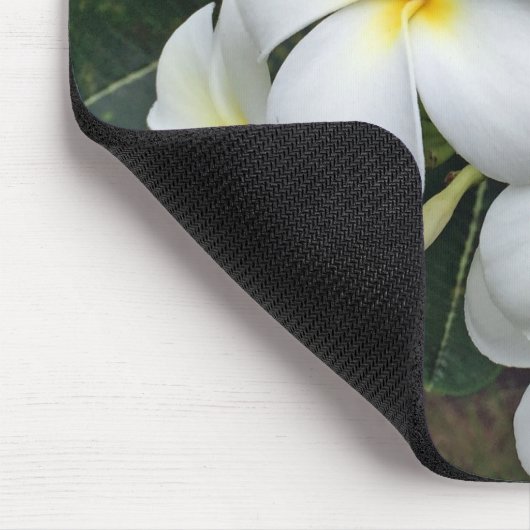 Hawaii Plumeria Blume Mousepad (Ecke)