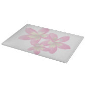 Hawaii Plumeria Blume Schneidebrett (Ecke)