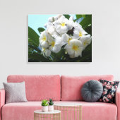 Hawaii Plumeria Leinwanddruck (Insitu (Wohnzimmer))