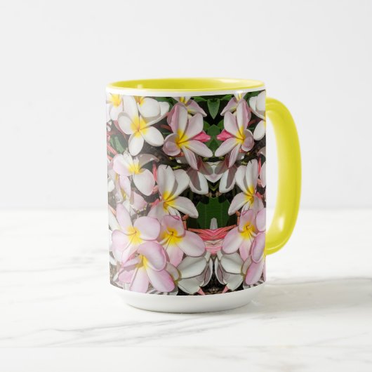 Hawaii Plumeria Tasse (VorderseiteRechts)