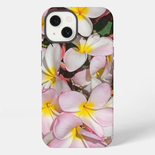 Hawaii Plumerie iPhone Hülle (Rückseite)