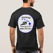 Hawaii-Pool und T-Shirt (Rückseite)