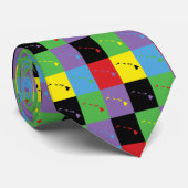 Hawaii Pop Art Staat Farbiges Muster Krawatte (Gerollt)