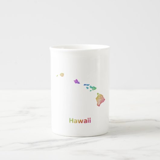 Hawaii Porzellantasse (Vorderseite)