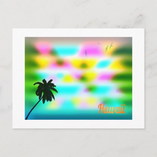 Hawaii Post Card Postkarte (Vorderseite)