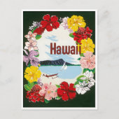 Hawaii Post Card Postkarte (Vorderseite)