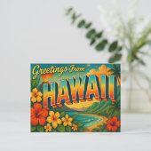 Hawaii Postcard Postkarte (Stehend Vorderseite)