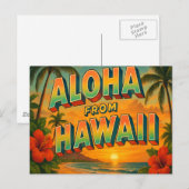 Hawaii Postcard Postkarte (Vorne/Hinten)