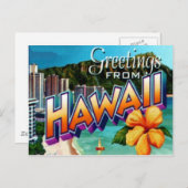 Hawaii Postcard Postkarte (Vorne/Hinten)