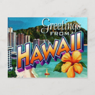 Hawaii Postcard Postkarte